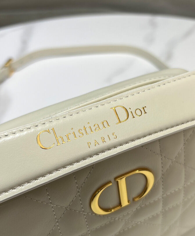 Christian Dior Small Dior Caro Top Handle Camera Bag